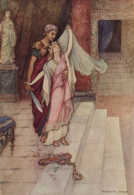 Geoffrey Chaucer, Lääkärin tarina tekijältä after Warwick Goble
