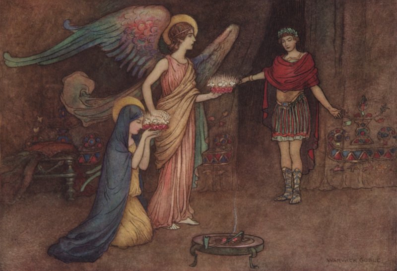 Geoffrey Chaucer, Toinen nunnatarina tekijältä after Warwick Goble