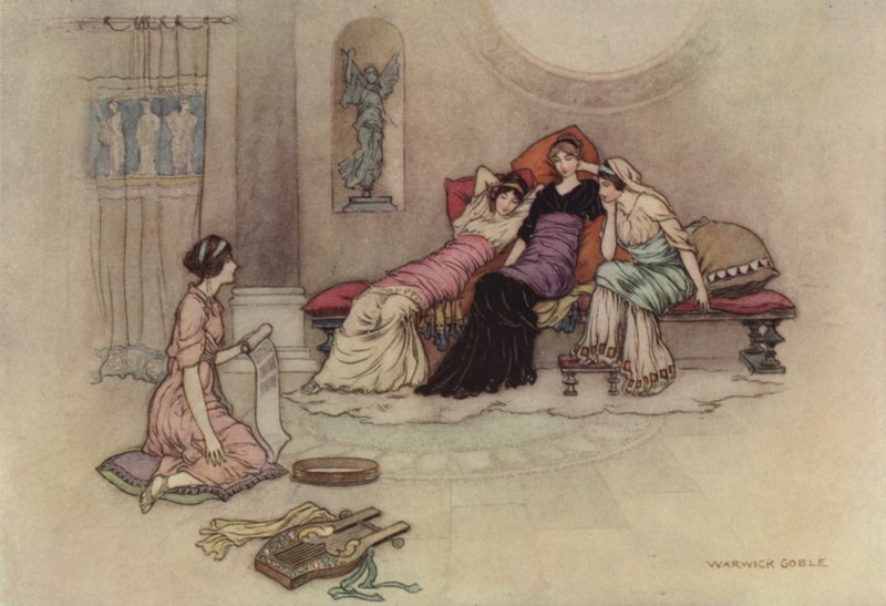 Geoffrey Chaucer, Troilus ja Criseyde tekijältä after Warwick Goble