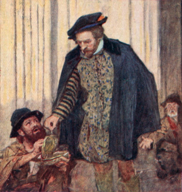 Shakespeare antaa penniäkään kerjäläiselle tekijältä after William Hatherell