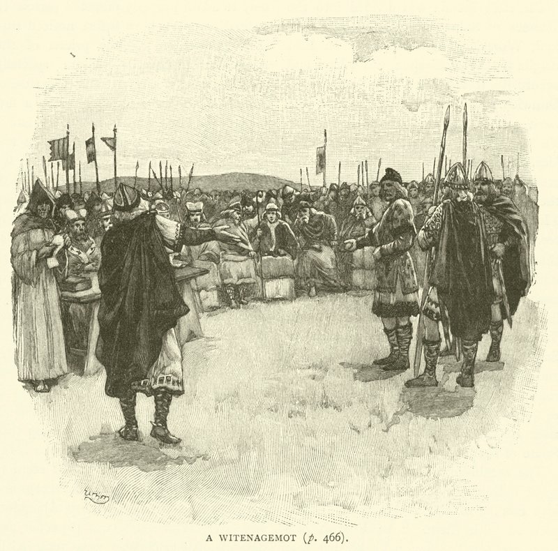 Witenagemot tekijältä after William Henry Margetson