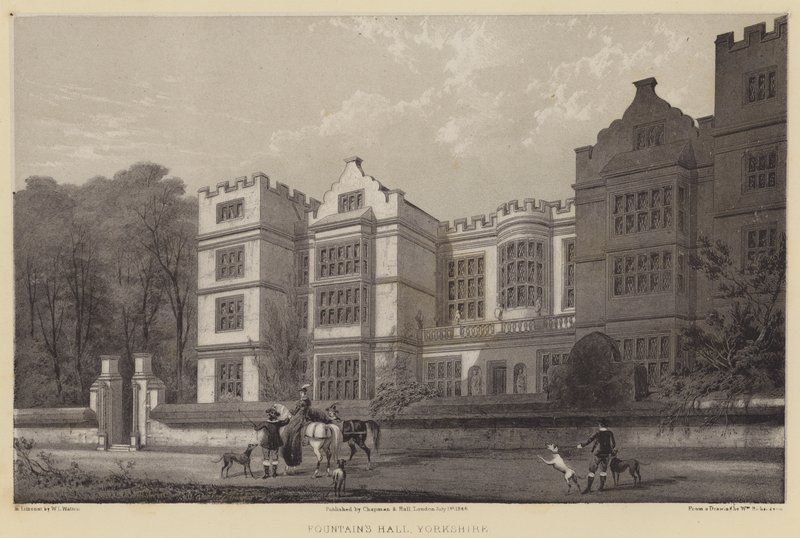Fountains Hall, Yorkshire tekijältä after William Richardson