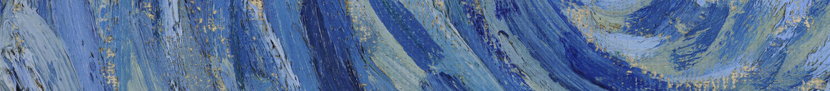 Tähtikirkas yö (Vincent van Gogh), Detail: Großer Himmelswirbel