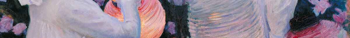 Neilikka, lilja, lilja, ruusu (John Singer Sargent), Detail: Mädchen mit leuchtendem Lampion