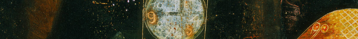 Kalataika (Paul Klee), Detail: Uhrturm mit Zifferblatt