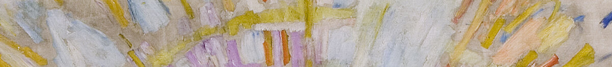 Aurinko (Edvard Munch), Detail: Farbige Strahlenkrone