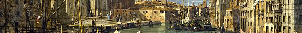 Sisäänkäynti Canal Grandelle, Venetsia (Giovanni Antonio Canal)