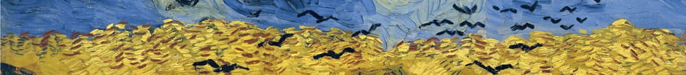 Vehnäpelto varisten kanssa (Vincent van Gogh)