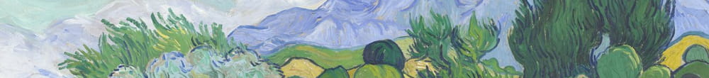 Vehnäpelto ja sypressit (Vincent van Gogh)