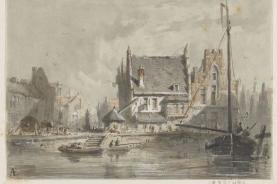 Adrianus Eversen (signed by artist)