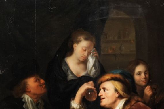 Follower of Godfried Schalcken