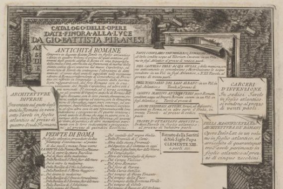 Giovanni Battista Piranesi and Francesco Piranesi