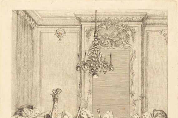 Jean Claude Richard de Saint Non after Hubert François Gravelot