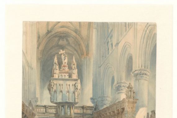 Johannes Bosboom (signed by artist)