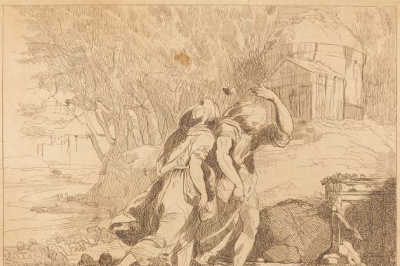 Lydia Bates after John Hamilton Mortimer