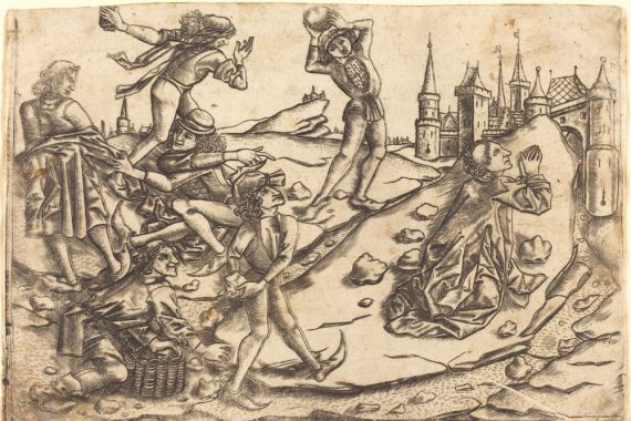 Master with the Banderoles after Israhel van Meckenem