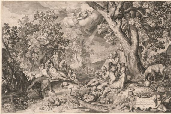 Netherlandish 17th Century after Nicolaes de Bruyn after Abraham Bloemaert