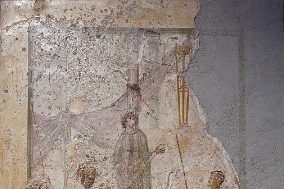 Roman Pompeian wall painting