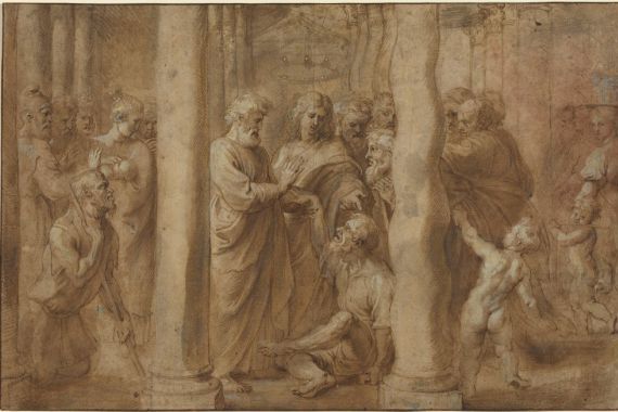 Sir Peter Paul Rubens over Anonymous Italian after Parmigianino after Raphael