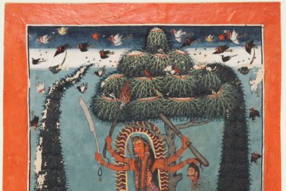 attributed to Master of the court of Mandi
