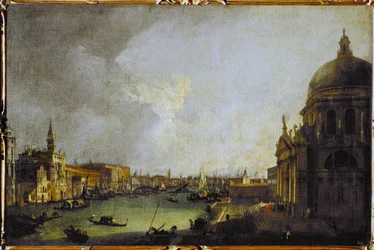 Canal Granden suisto, Venetsia (maalaus kankaalle)