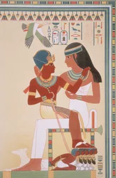 746.c.1. & f.8 Amounoph II ja hänen kuvernöörinsä teoksesta "Histoire de l