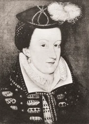 Maria, Skotlannin kuningatar (litho)