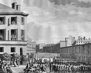 Ranskan vallankumous ja vallankumouksen vastaiset liikkeet: Faubourgin Pyhän Antoniuksen aseistariisuminen 4. Prairial An III:lla (23. toukokuuta