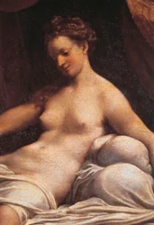 Danae, noin 1531, Antonio Allegri, joka tunnetaan nimellä Correggio (1489-n. 1534), öljy kankaalle