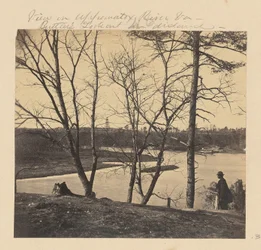 Näkymä Appomattox-joelle, Virginia. Butlerin näköalapaikka kaukana