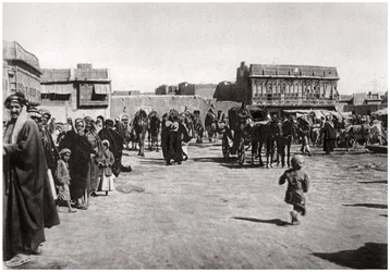 Basaariaukio Basrassa, Irakissa, 1925