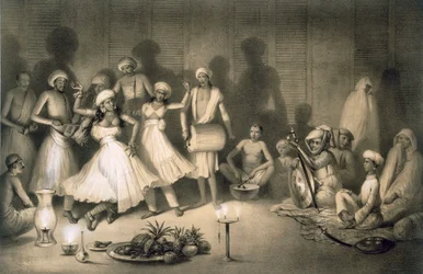 Dance of Nautch Girls, pubi. 1858.