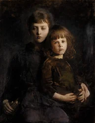 Veli ja sisar Mary ja Gerald Thayer, 1889.
