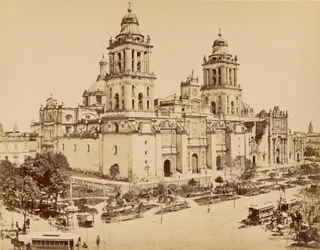 Vistas Mexicanas. Meksiko. Katedraali.