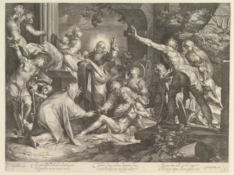 Lasaruksen herättäminen, n. 1600.