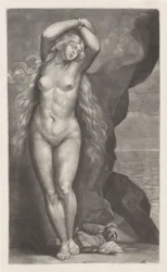 Andromeda kahlittuina kallioon
