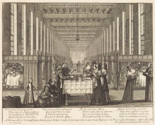 Pariisin Hôpital de la Charitén sairastupa