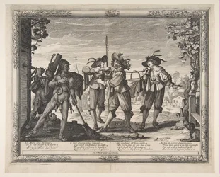 The Hotpot Carried to the Newlyweds, tai The Racket, n. 1633.