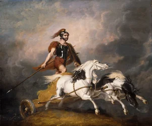 Cuthullinin auto: "Sodan auto syttyy kuin kuoleman liekki, 1815