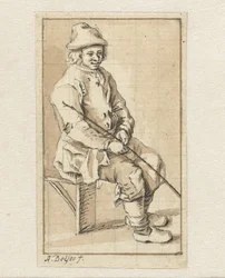 istuva mies