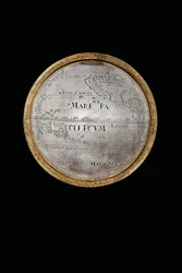Kaksi poikkeuksellista maapalloa ja taivaallista maapalloa, joita tukevat Hercules ja Atlas, Augsburg, 1697-1699