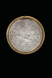 Kaksi poikkeuksellista maapalloa ja taivaallista maapalloa, joita tukevat Hercules ja Atlas, Augsburg, 1697-1699