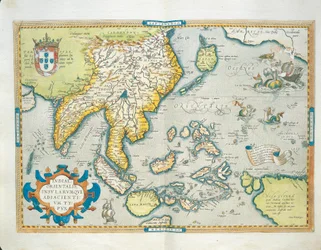 Intian kartta, Abraham Orteliuksen Theatrum Orbis Terrarumilta