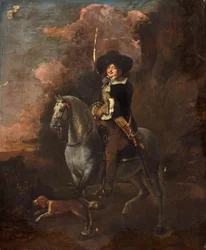Cavalier harmaalla hevosella, n. 1660