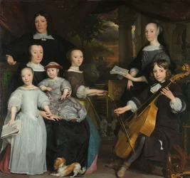 David Leeuw perheineen David Leeuw (1631/32-1703). Amsterdamin kauppias perheineen