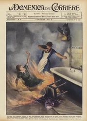 Puhdistiko piika Roomassa mekkoaan bensiinillä, auttamassa yksi hänen ystävänsä?