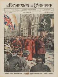 Eukaristisen kongressin päättäminen Lontoossa, paavin legaatti antaa siunauksen?