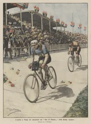 Tour of Francen kilpailijoiden, Petit Breton -voittajan saapuminen Pariisiin