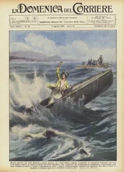 Ajettaessa äskettäin ostettua yli laidan Lake Maggiore, lähellä Angeraa?