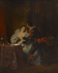 Le Duc et la Duchesse de Guisse. Alexandre Dumasin Henrik III:n ja hänen tuomioistuinten jälkeen, 1829.